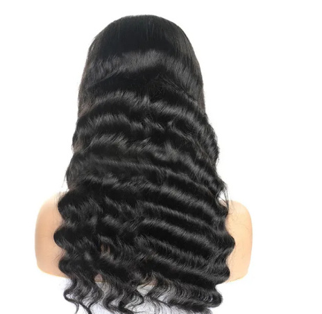 13x 4 Front Lace Human Hair Wig Wig Straight Hair - Image 6