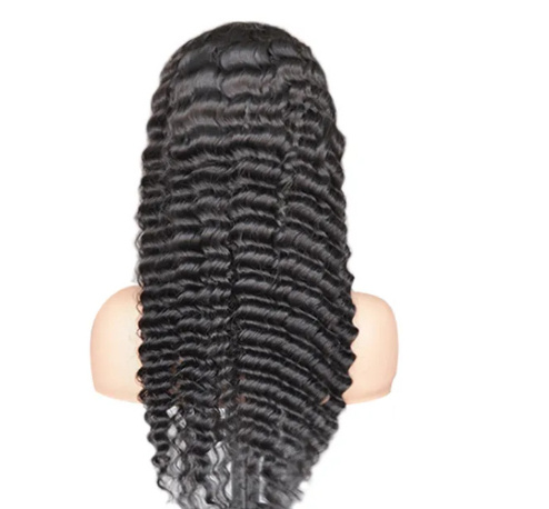 13x 4 Front Lace Human Hair Wig Wig Straight Hair - Image 3